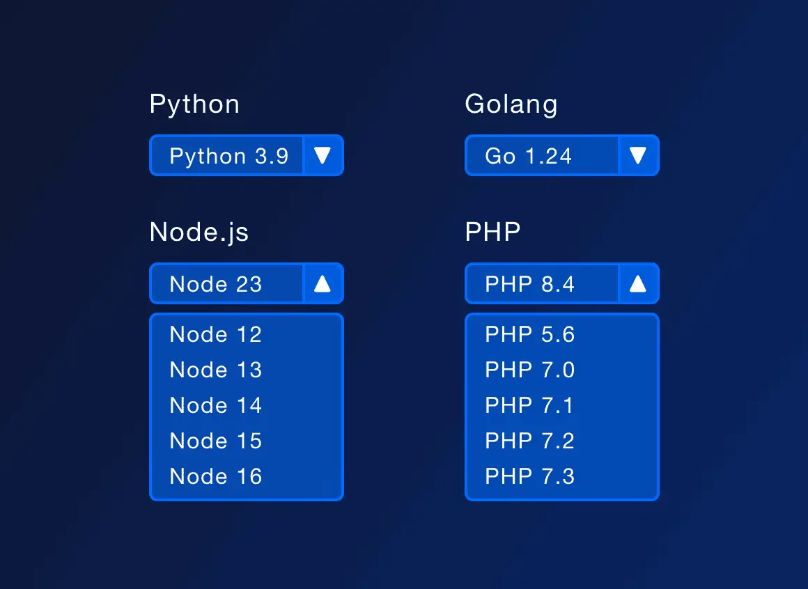 Support for Multiple Development Languages