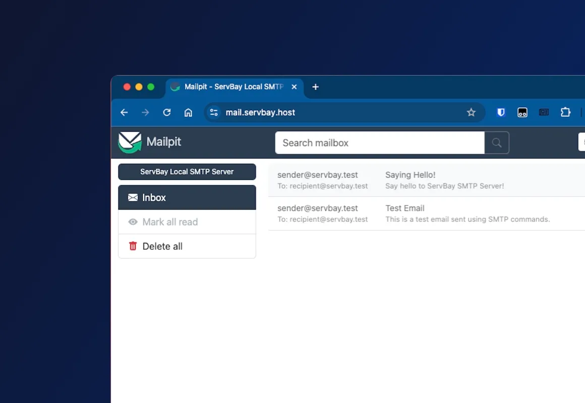 Máy khách email Web, quản lý tiện lợi